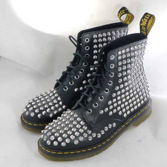 dr martens studded boots